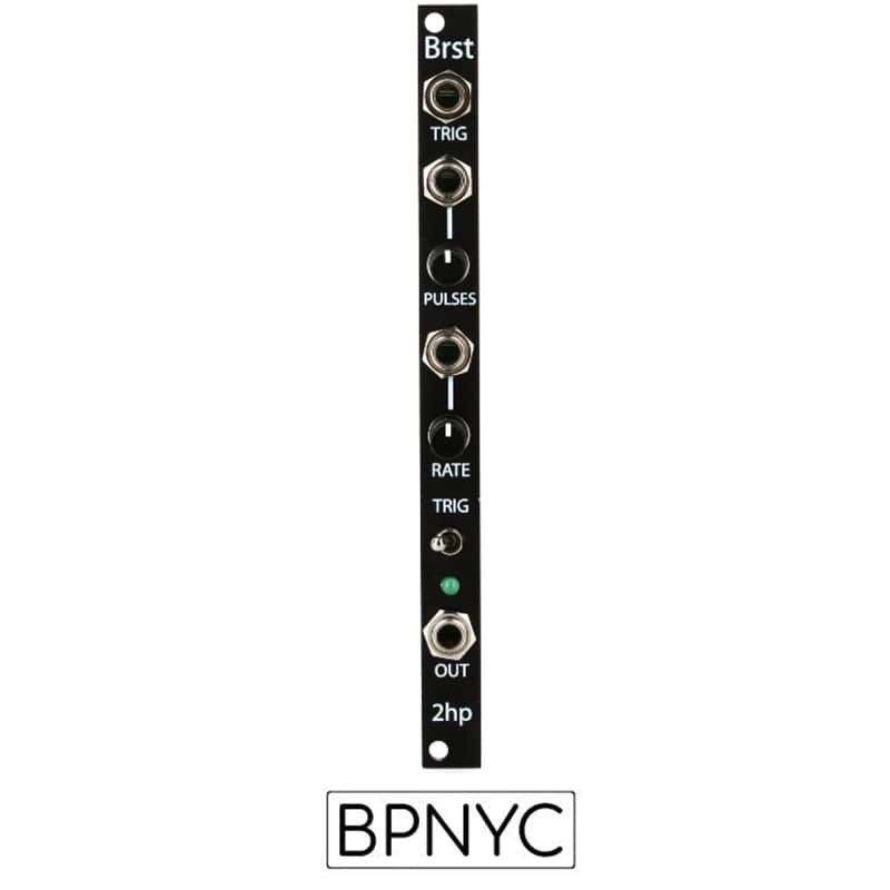 2hp Brst - Voltage Controlled Burst Generator and Trigger Delay image 1