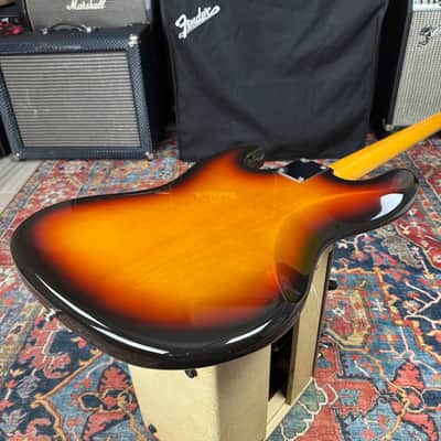 Fender Japan 62 Reissue Jazz Bass JB62 3 Tone Sunburst Fujigen Japan -1993-94 image 9