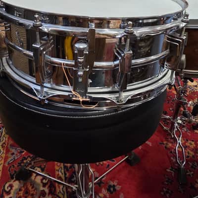Ludwig LM 400 Supraphonic 14x5 Snare Drum 1960s image 3