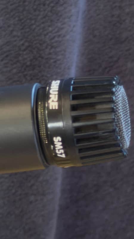 Shure SM57 Cardioid Dynamic Microphone 1984 - Present - Black image 1