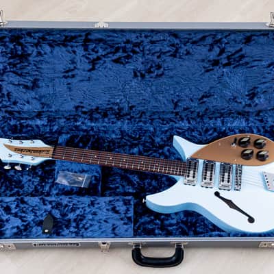 2004 Rickenbacker 325C58 Capri Blue Boy F Hole w/ Case image 20