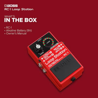Boss RC-1 Loop Station Pedal | Industry Standard Simple Looper for Guitar, Bass, Keyboards & More | 24-Segment LED Indicator | 12 Minutes of Record Time | Record, Playback, Overdub, Undo & Redo Loops image 2