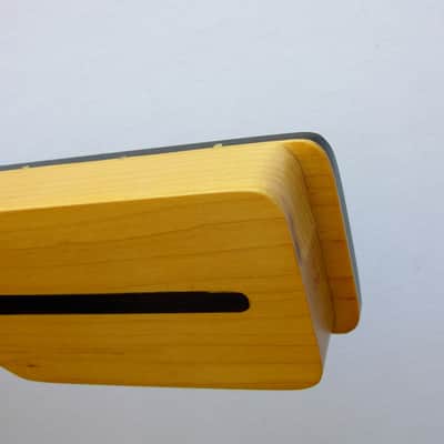 TELECASTER Neck-1 11/16ths (43mm)Nut Width /MOP / 22 Med Jumbo Frets /Rosewood Insert, w/Warmoth Bone Nut (fits Fender TELE image 5