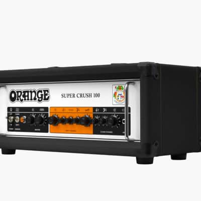 Orange Super Crush 100 2-Channel 100-Watt Guitar Amp Head 2021 - Present - Black image 2