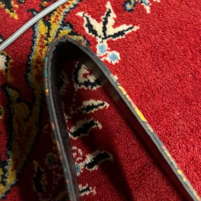 Bobby lee Black blue orange paisley noscratch guitar strap 1960s image 8