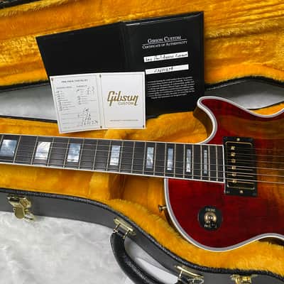 NEW! Gibson Les Paul Custom Axcess - Bengal Burst - ABSOLUTELY KILLER Flame! Only 8 lbs - Authorized Dealer - G07283 image 13