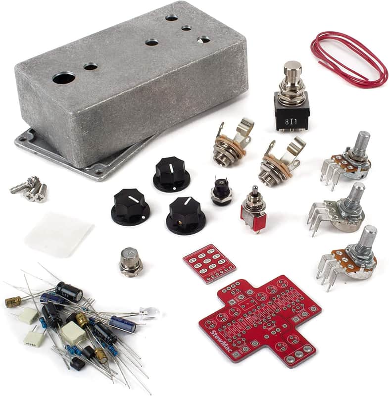 StewMac Fan Tremolo Pedal Kit, With Bare Enclosure image 1