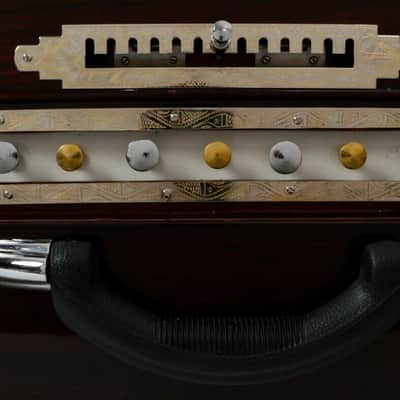Handmade Harmonium 13 Scale Changer Exclusive Concert Quality Portable 4 Reed Indian Teak image 9