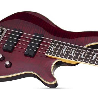 Schecter SCH.2041 Omen Extreme-5 Dark Cherry Bass image 6