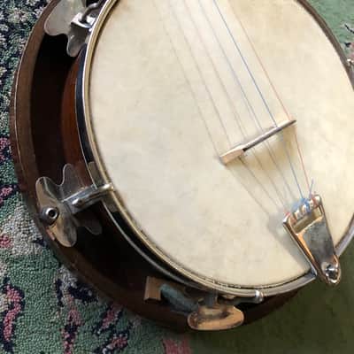 Melody Junior Banjo Ukulele 1936 circa Brown varnish image 3