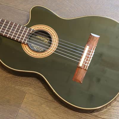 1990 Gibson Chet Atkins CE Classical Acoustic/Electric Solidbody Guitar Black + OHSC image 4
