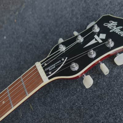 Hofner HCT-VTH-SP-SB Verythin CT SPECIAL Semi hollow Flame Maple Top New like 335 has 2 Humbuckers one a P90 image 6