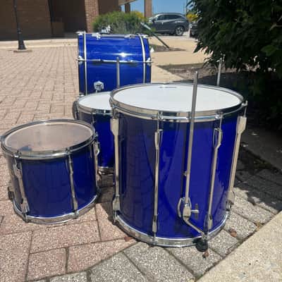 Pearl 1980s Export 4pc Kit Power Toms Royal Cobalt Blue image 9