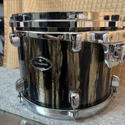 Tama Starclassic Walnut Birch 12" X 9" tom - Black Clouds & Silver Linings image 1
