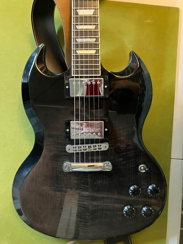 2021 Gibson SG Modern Trans Black Fade w/ hard case