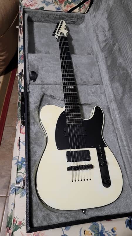 ESP E-II T-B7 Baritone 2017 - Present - Snow White image 1
