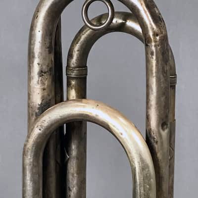 1935 Frank Holton & Co. Legonnaire Single Valve Tenor Bugle image 6