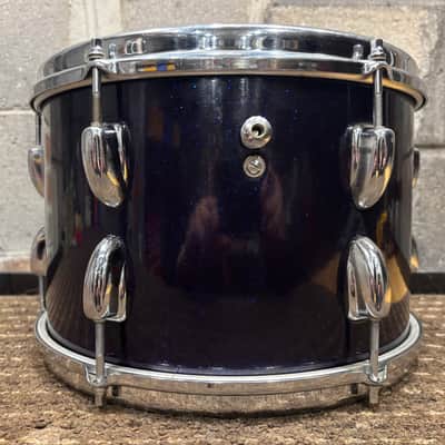 Vintage 1966 Slingerland Tom Drum 8 x 12 Blue Sparkle image 3
