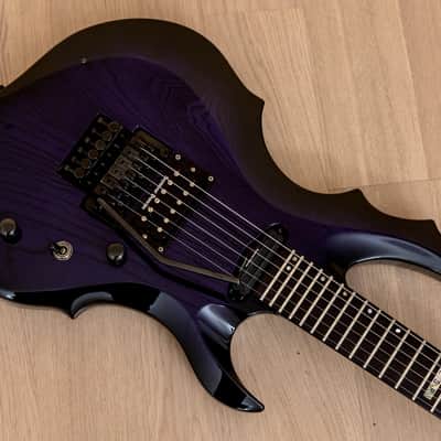 2000 ESP Forest-GT Electric Guitar See Thru Purple Japan w/ Seymour Duncan SHR-1 & TB-4 image 8