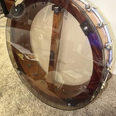 1920'S May Bell / Slingerland 19 Fret Tenor Banjo "RESTOMOD" W/ Orig Hard Case image 11