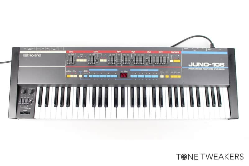 Roland Juno-106 *RESTORED Classic 80s Synthesizer synthwave VINTAGE SYNTH DEALER image 1