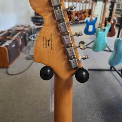 New Squier Classic Vibe '70s Stratocaster HSS HT Hardtail Electric Guitar - Mocha image 11