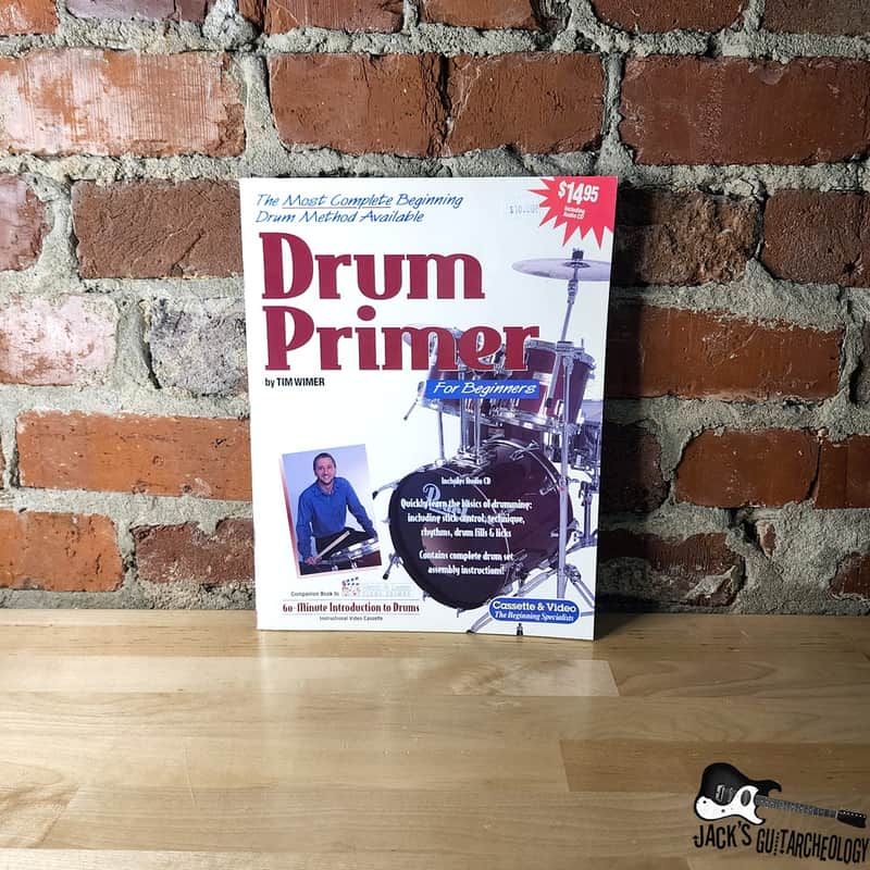 Drum Primer Instructional Book for Beginners with DVD (1990s) image 1