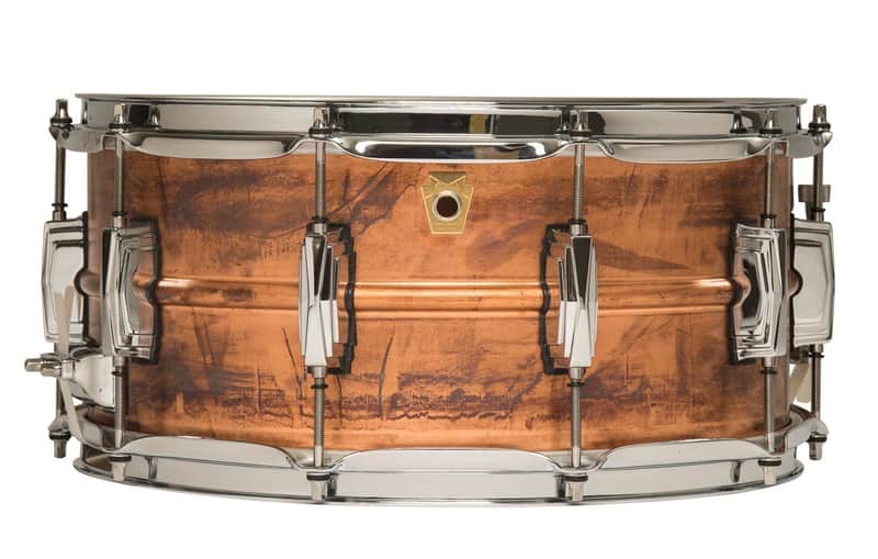 Ludwig 6.5x14" Copper Phonic Raw Patina Kit Snare Drum with Imperial Lugs LC663 | NEW | Made in the USA | Authorized Dealer image 1