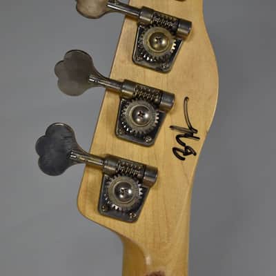 Nash PB-55 Relic Blonde Finish Left-Handed Electric Bass Guitar w/Bag image 16