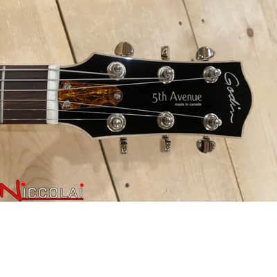 GODIN 5th Avenue Cutaway KingPin II HB Cognac Burst image 10