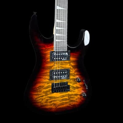 Jackson JS Series JS20 DKQ 2PT Electric Guitar in Transparent Tobacco Burst image 2