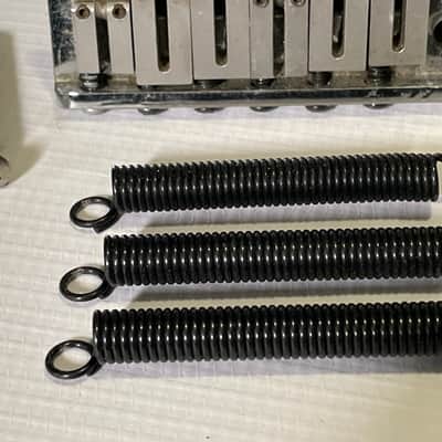 1990's Fender USA American Standard Stratocaster 2 Post Chrome Tremolo Bridge (For Parts) image 3