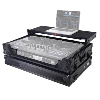 ProX XS-DDJFLX10WLTBL Black Flight Road Case to fit DDJ-FLX10 or DDJ-GRV6 Controller w LED Strip image 2