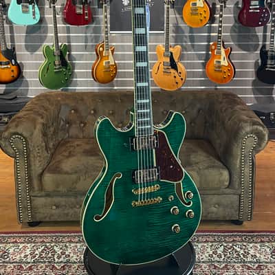 Ibanez AS93FM-TMG Artcore Expressionist 2025 - Present - Transparent Moss Green - NEW image 2