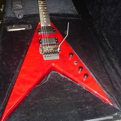 B.C. Rich 5 Piece Quilt Top NJ Neck Thru Series Jr. V w/CASE image 2
