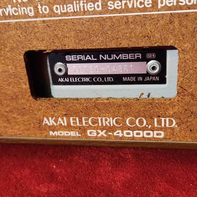 Akai GX-4000D 1/4" 4-Track 2-Channel Tape Recorder image 10