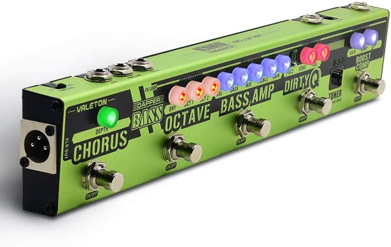 Valeton VES-2 Dapper Bass Bass Effect Strip, (with 9V power supply) image 1