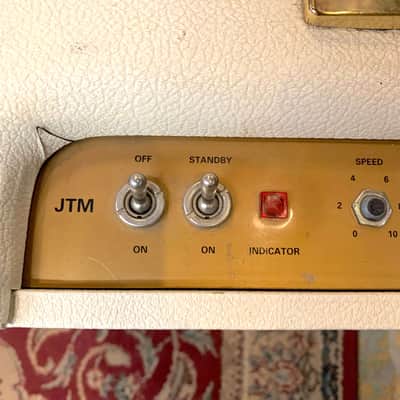 Marshall Limited Edition 35th Anniversary JTM 1962 Bluesbreaker 2-Channel 100-Watt 2x12" Guitar Combo 1997 - White Levant 100W Conversion image 5