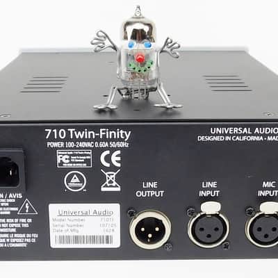 Universal Audio Twin Finity 710 Tube  Mic Preamp +Top Zustand + 1,5J Garantie image 6