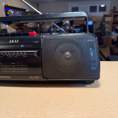 Vintage Akai AJ-208 Boombox AM/FM Stereo Radio Cassette Recorder Tested X Rare🔥 image 5