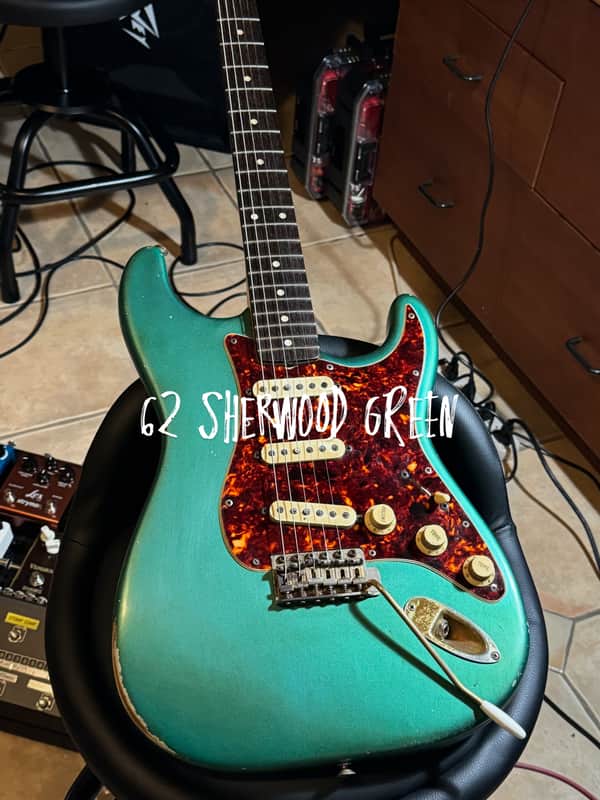 Fender Stratocaster 1962 - Aged Sherwood Green image 1