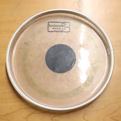 Slingerland 8" Clear Black Dot C.S. Batter Drum Head Vintage image 4