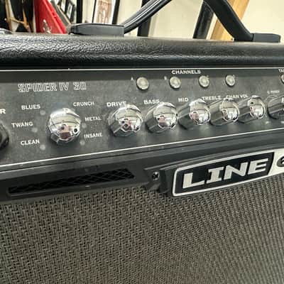 Line 6 Spider IV 30 30-Watt 1x12" Digital Modeling Guitar Practice Amp 2009 - 2016 - Black image 2