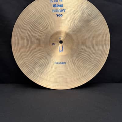 Bosphorus 14" Antique Bright Hi-Hat cymbals set 1200 - 994 grams image 12