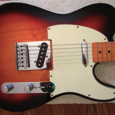 Fender Telecaster Guitar, 2016, Mexico, Sunburst, Gig Bag image 13