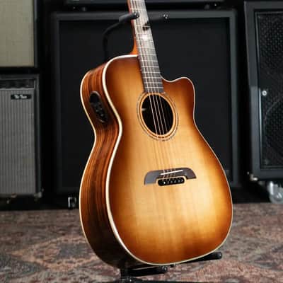Alvarez Yairi FY70ce Acoustic/Electric Guitar - Shadowburst with Hardshell Case image 12