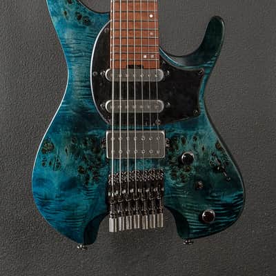 Ibanez Q547PB 7 String - Cosmic Blue Low Gloss image 2