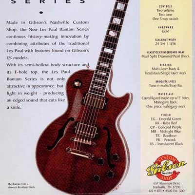 Gibson Les Paul Custom Bantam Elite Plus 1995 - Rosa Red image 2