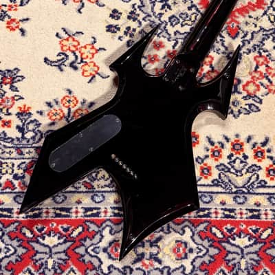 2007 B.C. Rich MK3 Warbeast 7-String - Black w/ Red Bevel image 4