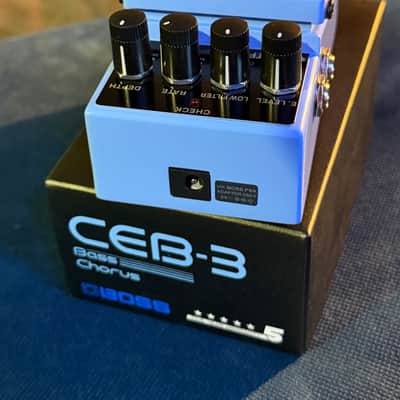 Boss CEB-3 Bass Chorus (Dark Gray Label) 2001 - Present - Blue image 3
